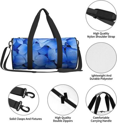 Спортивна сумка, дорожня сумка, сумка для подорожей, з тропічним квітковим принтом, сумка на нічліг, чорна, універсальний розмір