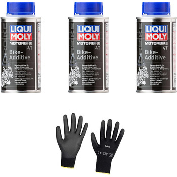 Захисні рукавички Iloda 3xOriginal Liqui Moly 125 мл 4T Bike-Additive 1581