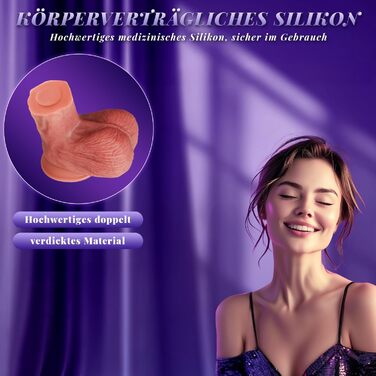 Реалістичний вібратор DVG для жінок, 27,8 см, з 7 режимами поштовхів і 10 вібраційними режимами, силіконовий, присоска