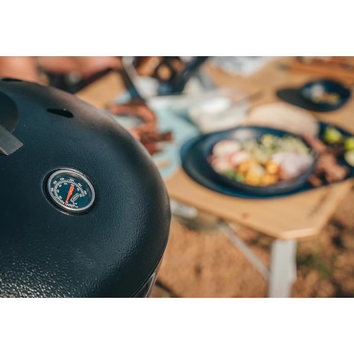 Камінь для піци Pro 50 - Портативний гриль з автоматичним запалюванням та каменем для піци - У комплекті сумка для перенесення - Аксесуари для кемпінгу та гриля - Незамінні аксесуари для барбекю BBQ 50mBar камінь для піци Pro 50, 50 BBQ 50mBar