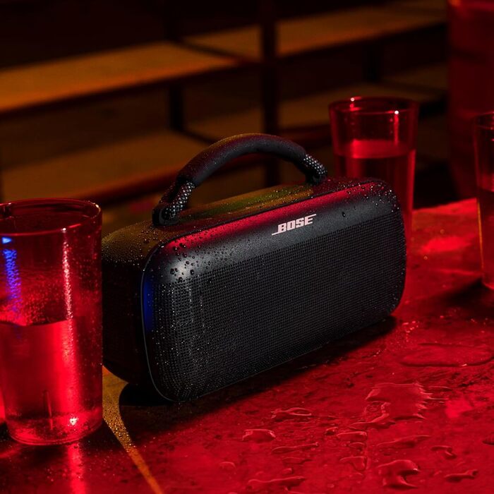 Портативна колонка Bose SoundLink Max, велика, водонепроникна Bluetooth-колонка, до 20 годин автономної роботи, USB-C, вбудований