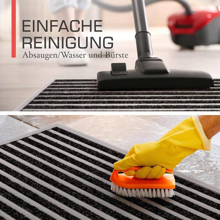 Килимок для вулиці 60x90 см Нековзний, Нержавіючий, Килимок для вулиці Вхідний килимок, Килимок для вулиці з сітки, Сріблястий AluGant 90 x 60 см (Прямокутний) Сріблястий