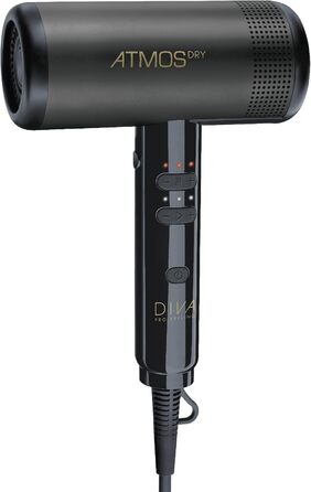 Фен Diva Atmos Dry, чорний