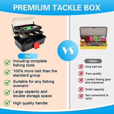 Набір рибальських снастей з 213 предметів, коробка з аксесуарами, рибальський набір, що включає свинцеві вантажі, гачки, рибальські приманки, повне рибальське спорядження для початківців та професіоналів для лову окуня, блакитної окуні, краппі та інших ви