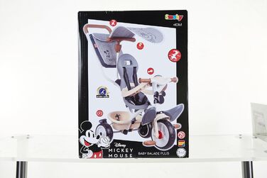 Міккі Маус триколісний велосипед Baby Balade Plus L - 3-ступінчастий баггі для немовлят і дітей від 10, 15 і 30 місяців - дитячий