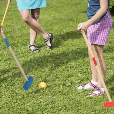 Набір для крокету для дорослих, 2-4 гравців, ігри на свіжому повітрі для дітей, набір для крокету, садова гра, дерев&39яна іграшка для садових вечірок, фестивалів, пляжу