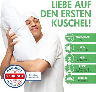 Підковдра, стійка до кліщів 135x200 Гіпоалергенна підковдра, медично протестована Преміальне покриття від кліщів та клопів Гіпоалергенна постільна білизна 135x200 см