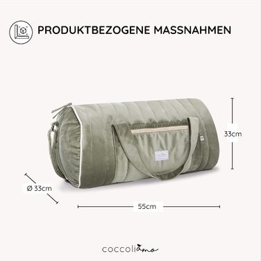 М'яка оксамитова лікарняна сумка Coccoliamo з туалетним приладдям, сумка для народження дитини для жінок, багатофункціональна сумк