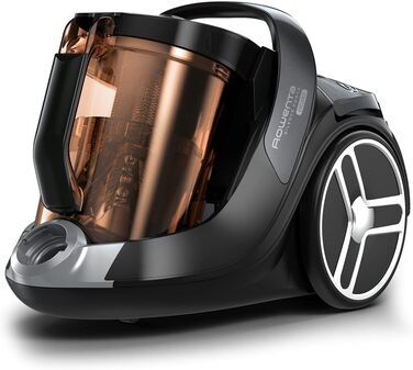 Безмішковий пилосос Silence Force Cyclonic 550 Вт об'єм пилозбірника 2,5 л компактний розмір довговічний двигун EffiTech чорний/ко