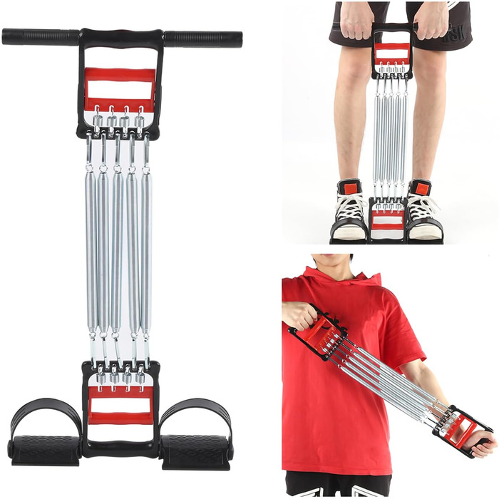 Трифункціональний еспандер для грудей, багатофункціональне обладнання 3 в 1, тренажер для розширення грудей, пружинний розвиваючий пристрій для тренування м&39язів у домашньому фітнесі, знімний