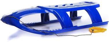 Невідомі санки Дитячі санки з пластикового троса з металевими полозами Bullet 3 кольори (сині)