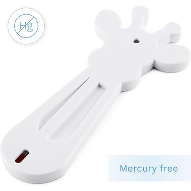 Плаваючий термометр для ванни Baby Safe, Giraffe (фіолетовий)