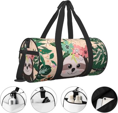 Дорожня сумка Ледачий Дружок, спортивна сумка для чоловіків та жінок, сумка-мішок для пляжу та спорту