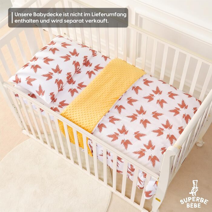 Дитяча подушка з бавовняною наволочкою - Подушка підходить для дітей віком від 3 до 10 років - Розмір 60x40 см - М'яка подушка Гіп