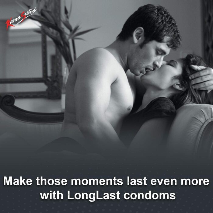 Презервативи KamaSutra Long Last Delaying Dotted, 12 шт