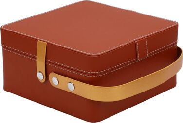 Гонфу-Чайний Сервіс, Портативний Керамічний Чайник з Елегантним Коричневим Шкіряним Футляром, Традиційний Темно-Зелений Дизайн для Дому, Офісу, Подорожей та як Подарунок