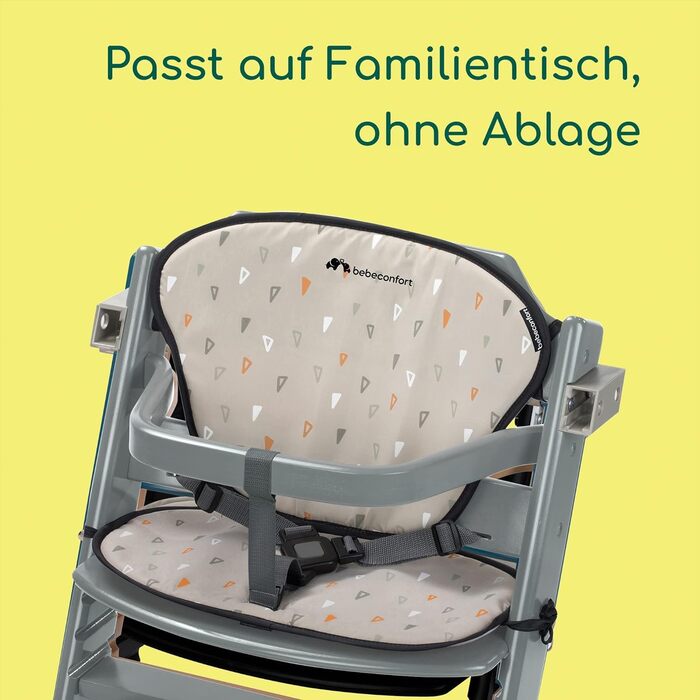 Подушка для сидіння, стільчик для зростаючих дітей, 6 місяців - 10 років, до 30 кг, дитячий стільчик, знімний піднос, регульоване