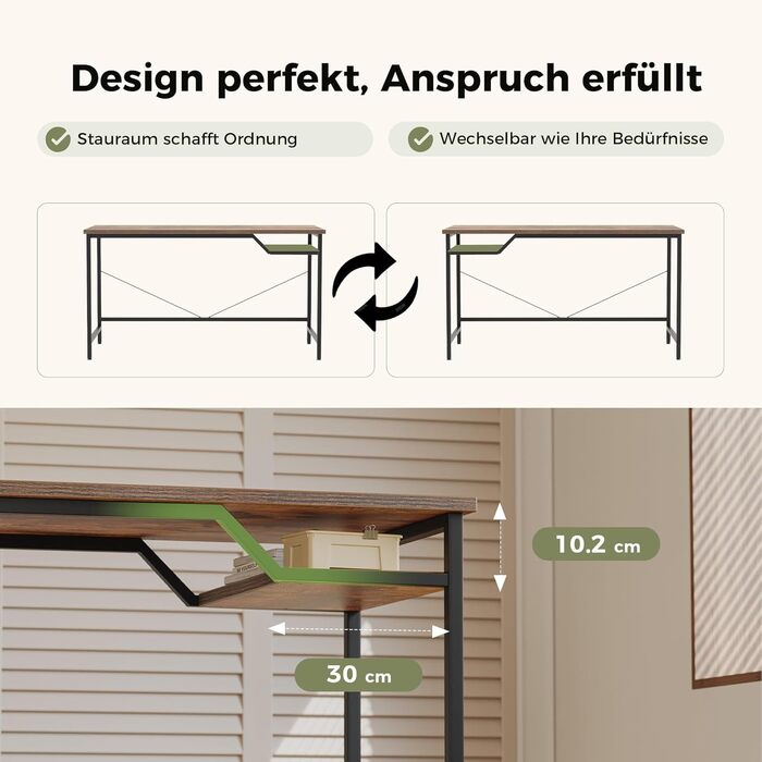 Комп&39ютерний стіл Mericonia 120 см, ігровий стіл для невеликих приміщень, сучасний стіл у мінімалістичному стилі для домашнього офісу, столи для студентів, коричневий 120x60 базовий коричневий