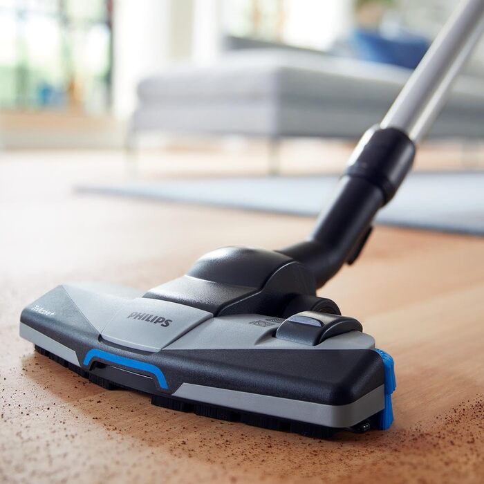 Безмішковий пилосос (900 Вт, об'єм для пилу 2 л, додаткова турбо-насадка для шерсті домашніх тварин) синій/чорний, 9745/09 PowerPr