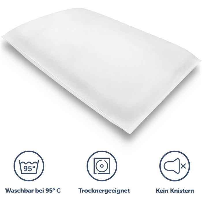 Підковдра Blumtal із захистом від кліщів 135x200 см - Сертифікована Oeko-TEX гіпоалергенна постільна білизна 135x200 см - Підковдра із захистом від кліщів - Комплект постільної білизни 135x200 см