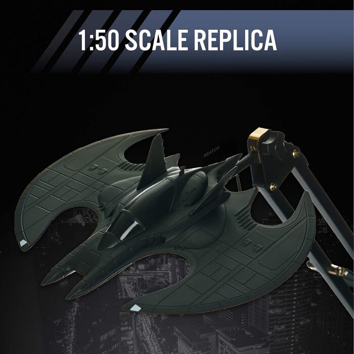 Настільна лампа Paladone PP5055BM Batwing BDP гнучка, ідеально підходить для офісу та дому, 10 Вт, пластик, чорний