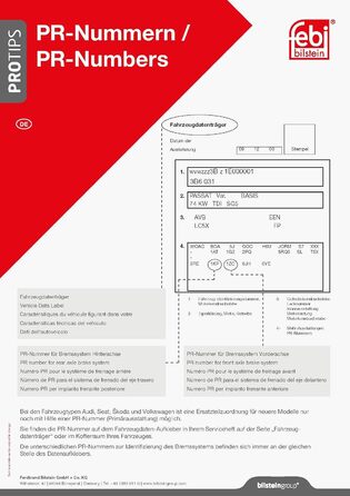 Комплект гальмівних дисків febi bilstein 36128 (2 диски) та комплект гальмівних колодок 16995 ()