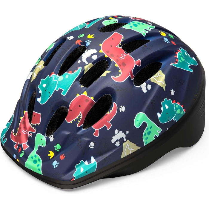 Дитячий шолом OutdoorMaster, стійкий до ударів та ударів велосипедний шолом для дітей, Індивідуальне регулювання розміру, Оптимізо