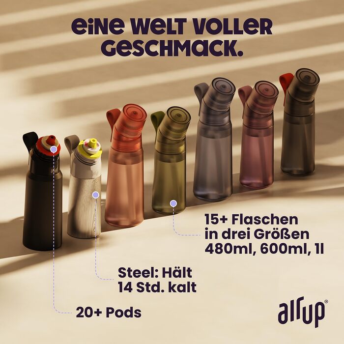 Смаків у дегустаційному наборі Flavor 5 Ароматичні капсули на 25 літрів води зі смаком без цукру кола, кавун, апельсинад, яблуко т