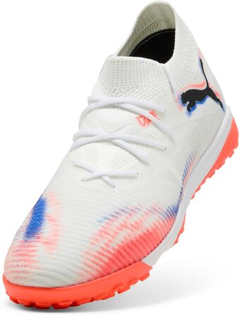 Жіночі футбольні бутси PUMA Future 8 Match TT, розмір 42 EU, білі, чорні, яскраво-червоні