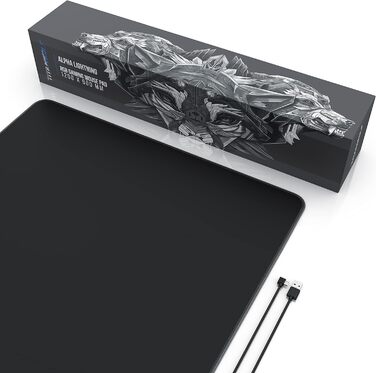 Килимок для ігрової миші XXXL RGB - 1200 x 600 мм - килимок для миші - LED Multi Color - 7 кольорів світлодіодів плюс 4 режими ефе