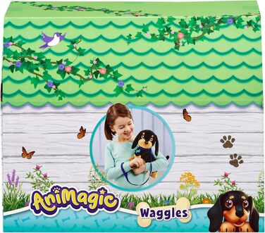 Такса - Інтерактивна м&39яка іграшка для дітей від 2 років - Весела плюшева іграшка собака, яка бігає і гавкає - Подарунок дітям