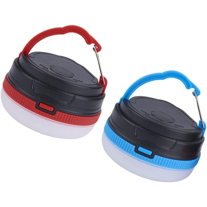 Комплекти електричних кемпінгових ліхтарів 6 кемпінгових ламп з абажуром червоного кольору для кемпінгу, намету, човна, риболовлі 2 шт. * 3 як зображено x 3 шт. середній x 3 шт., 3