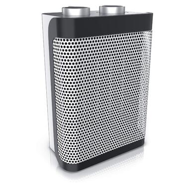 Керамічний вентилятор-обігрівач - 2 рівні потужності - Плавне регулювання температури - 1500 Вт - Енергозберігаючий, тихий вентилятор-обігрівач для ванної кімнати - Захист від перегріву, захист від перекидання - Обігрівач