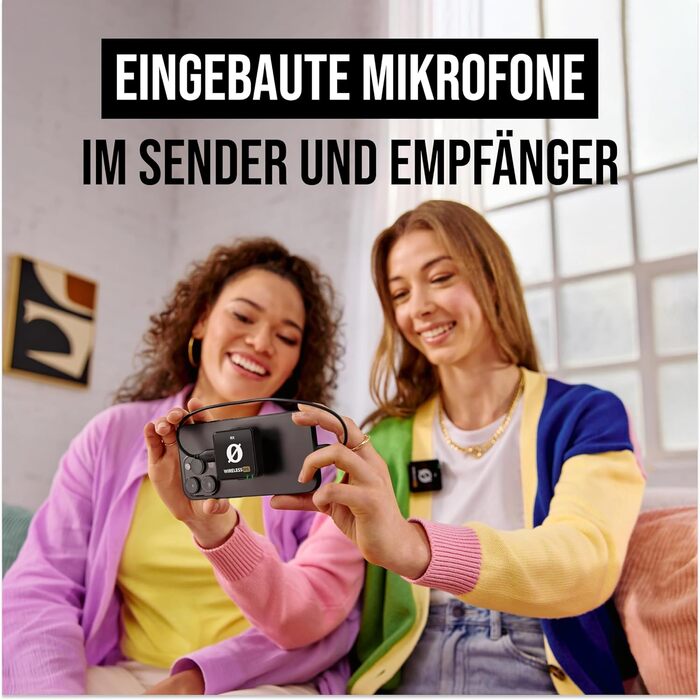 �DE Wireless ME Dual Set компактна бездротова мікрофонна система з технологією GainAssist, вбудованими мікрофонами та радіусом дії