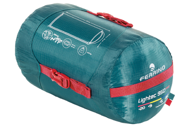 Спальний мішок Ferrino Lightec 950 SSQ/+5°C Green Left (86652NVVS)