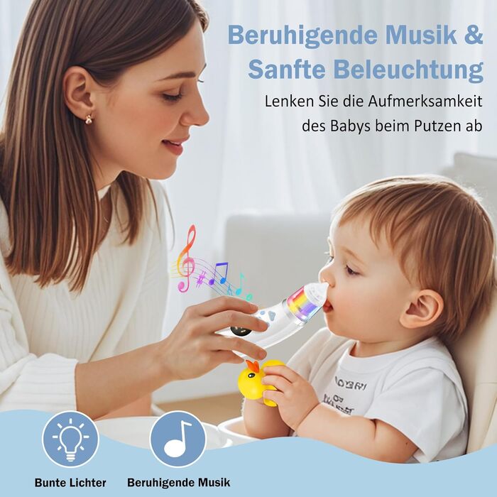 Акумуляторний назальний аспіратор для новонароджених електричний, IP65 водонепроникний електричний назальний аспіратор-пилосос для