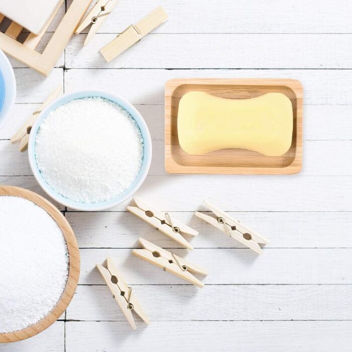 Шматки натурального дерев'яного бамбукового мила Дерев'яний, бамбуковий милотримач для душу ручної роботи Мильна скринька Мильна с