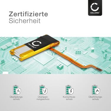 Батарейка для MP3-плеєра, сумісна з Apple iPod 7-го покоління (Classic, кінець 2009 р.) - A1238-16 (3,7 В, 450 мАг) Набір інструментів