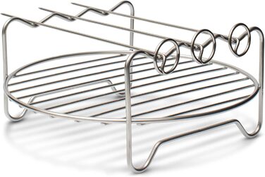 Комплект розширення для фритюрниці AEG AAFEK1 AF6 (багатоцільова форма, решітка для гриля, овочевий спіралізатор, набір аксесуарів, універсальний, різноманітний посуд, легко чиститься, нержавіюча сталь)