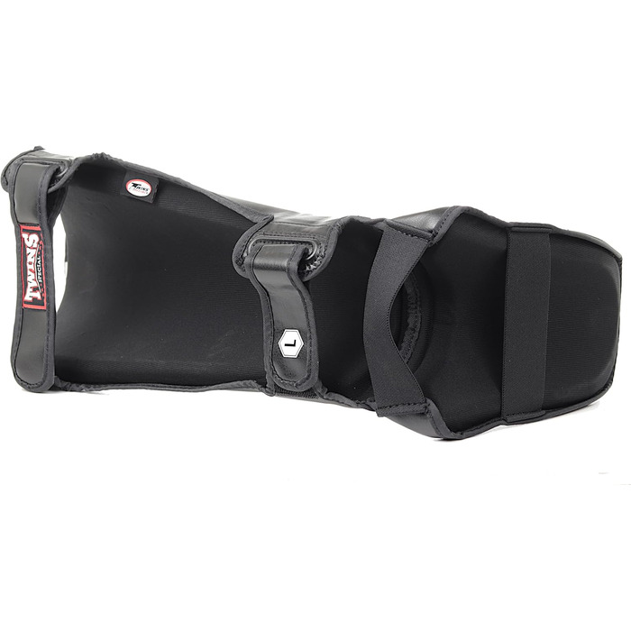 Щитки для гомілок Twins SGS10 з подвійною підкладкою для муай-тай, кікбоксингу K1 MMA (середній розмір)