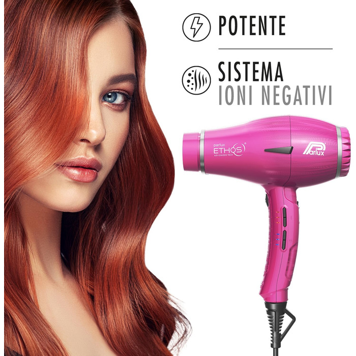 Фен Parlux Ethos, колір fuchsia