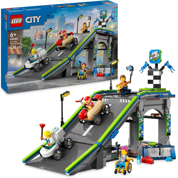 Конструктор LEGO City Гонки на мильницях, 436 деталей