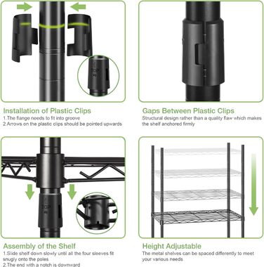 Вішалка для одягу на колесах, штанга для одягу, міцна металева вішалка для одягу, шафа з 3 шт. ангами для одягу та полицею, гачки (чорна, 45 Г x 120 Ш x 205 В) 45 Г x 120 Ш x 205 В Чорний