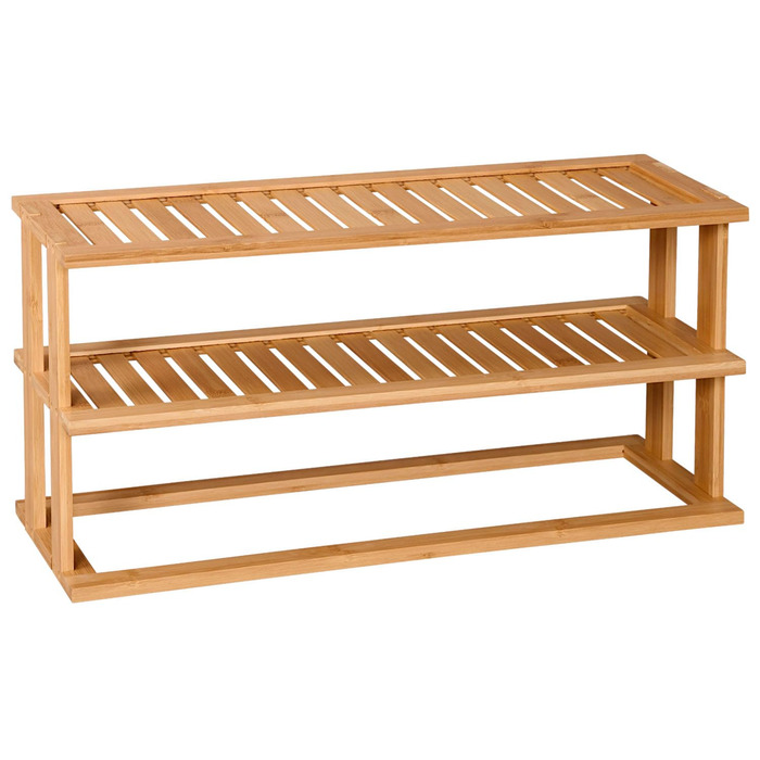 Кухонна полиця, Матеріал Бамбук, Розміри 55 x 27 x 20 см, Колір Коричневий 58806