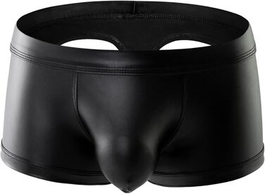 Чоловічі боксерки Generisch, з PU-шкіри, еластичні, відкриті, розмір L