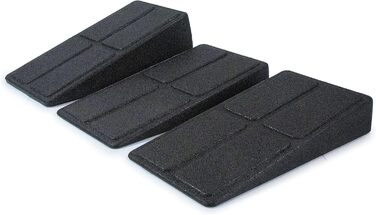 Комплект клинів для йоги з піни EPP (3 шт.) (один розмір) (чорний)