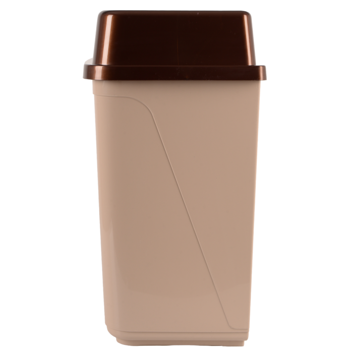 Кошик для сміття Violet House 0092 Бабочка CAPPUCHINO 30 л (7196752)