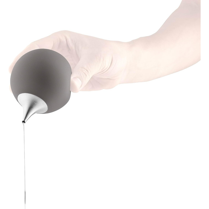 ЄВА СОЛО Дозатор мила Силікон з носиком з нержавіючої сталі для посуду або мила для рук Датський дизайн, функціональність і якість Слон сірий