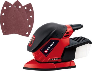 Мультишліфувальна машина Einhell TE-OS 1320 (130 Вт, коливальний контур Ø 2 мм, шліфувальна поверхня 150 x 150 x 100 мм, пилозбірн