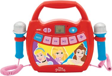 Музичний плеєр Lexibook Disney Princess MP300DPZ, караоке, з 2 мікрофонами